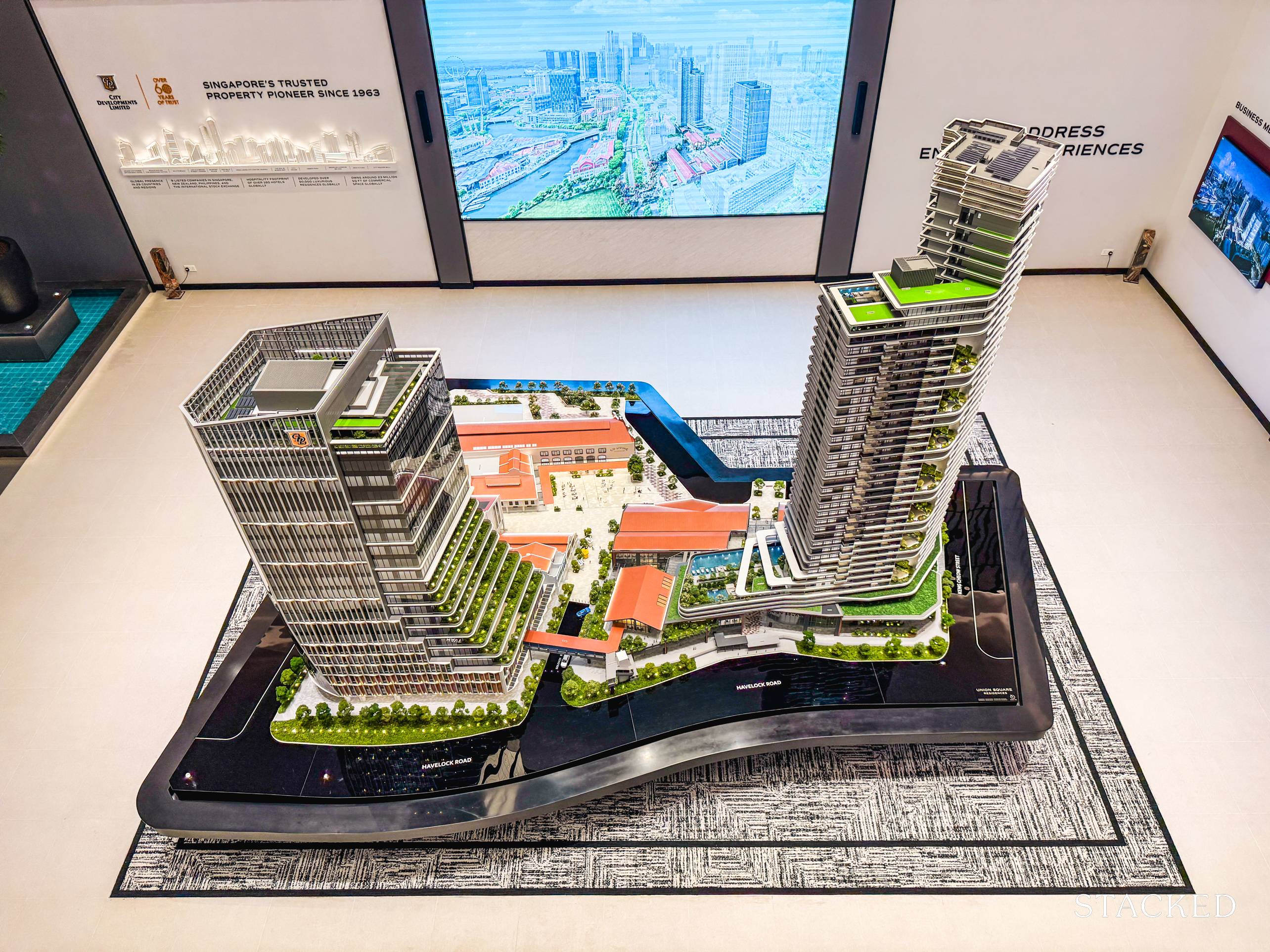 Union Square Residences aerial — full development