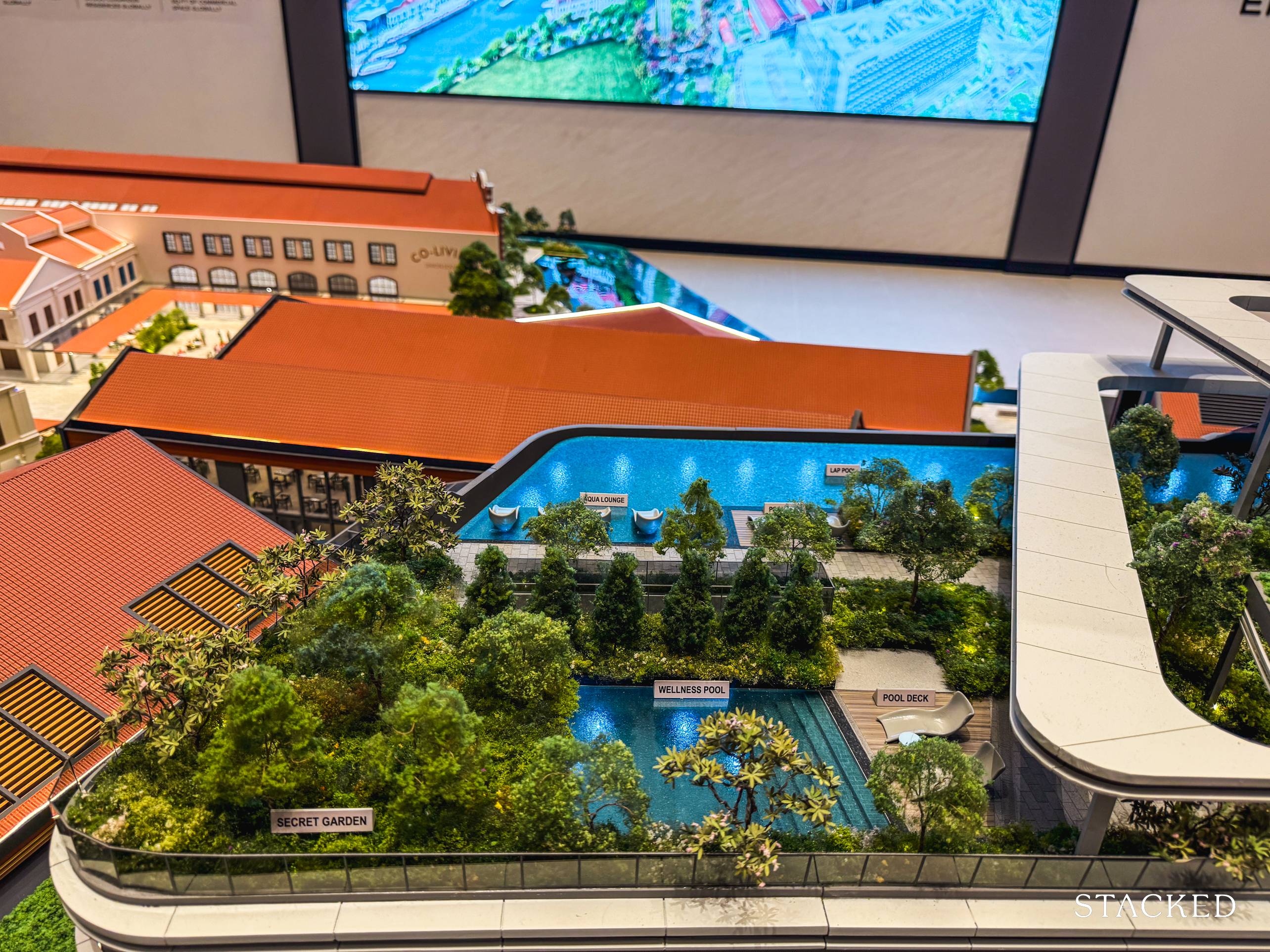 Union Square Residences Level 3 lap pool