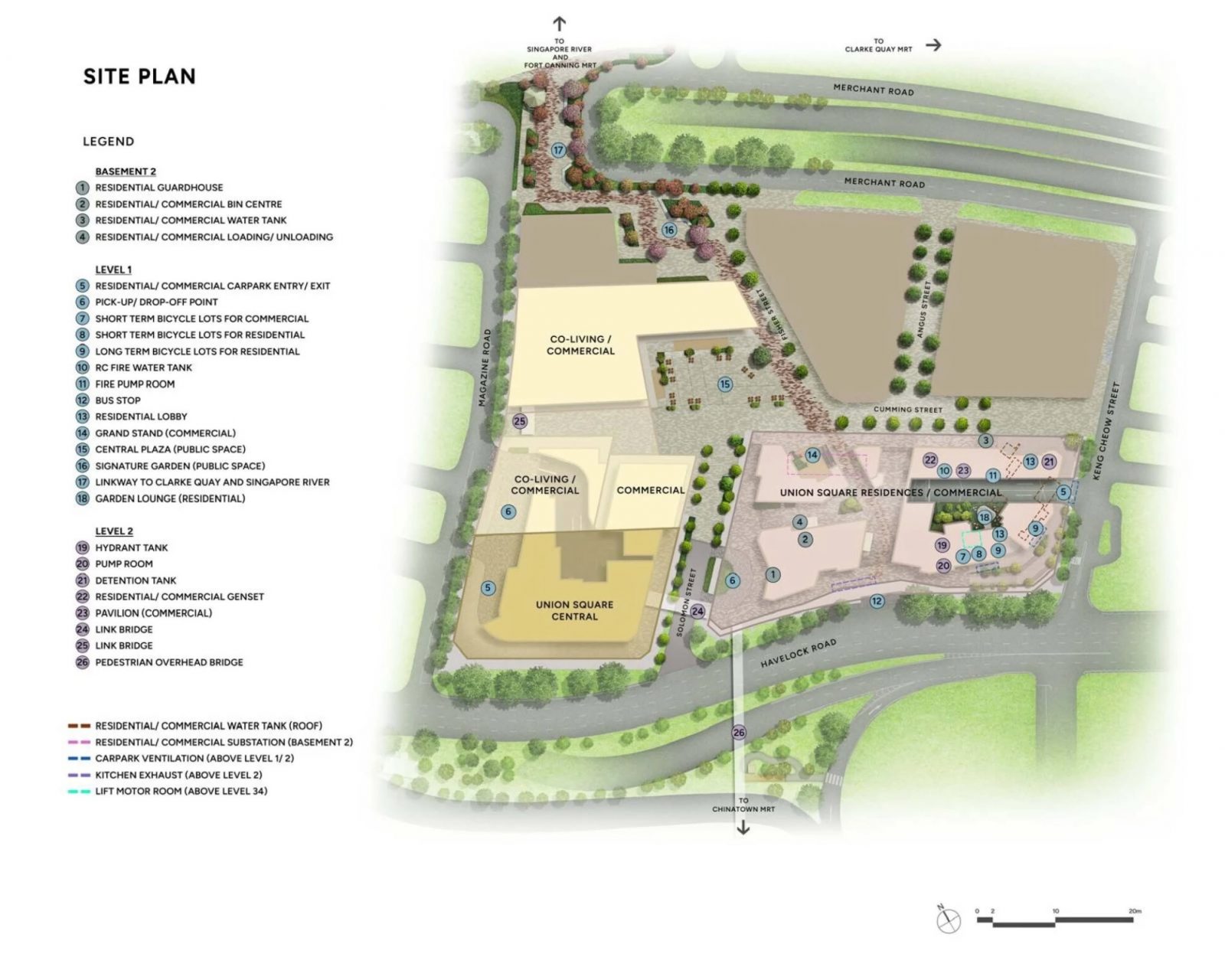Union Square Residences site plan — 28 Havelock Road